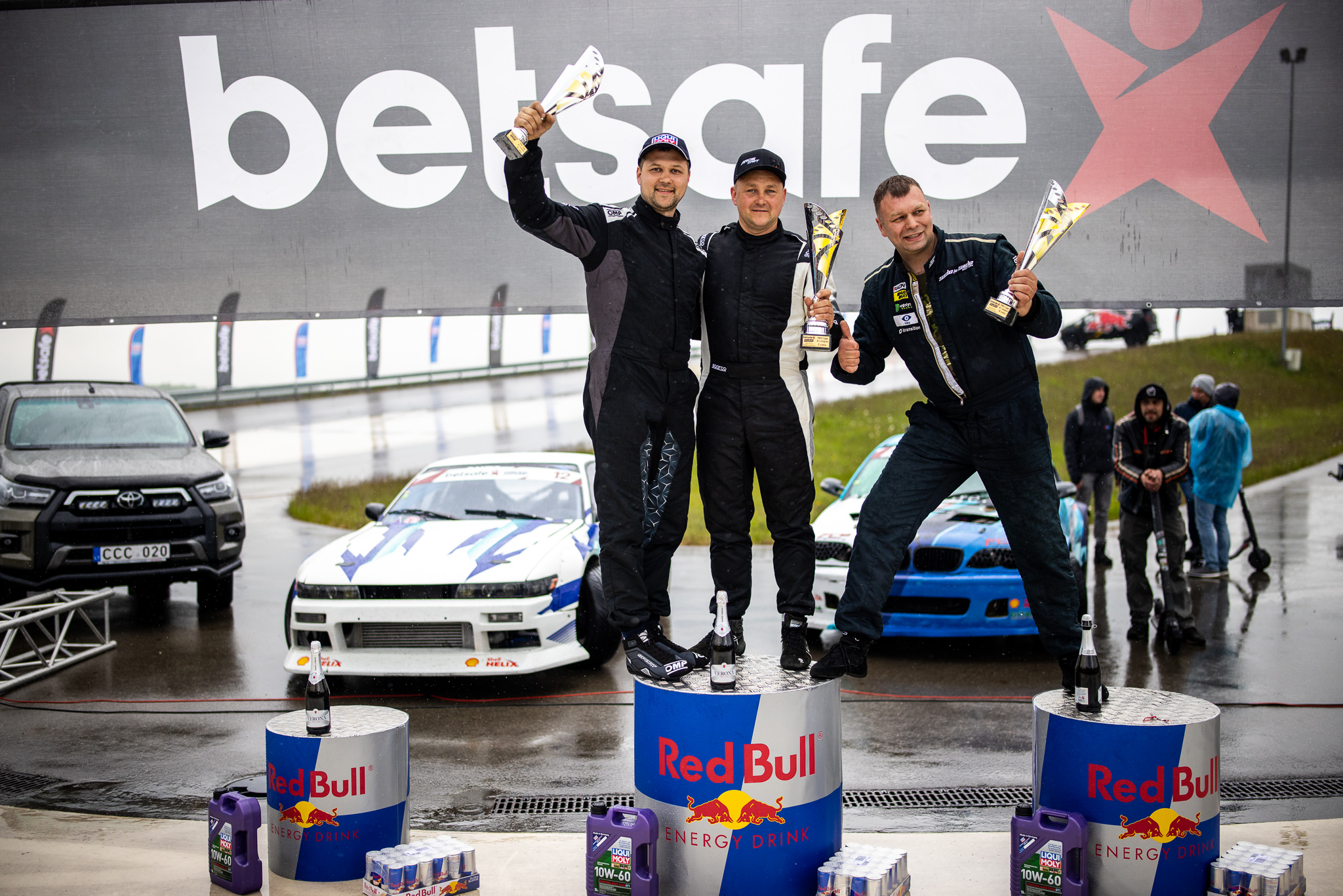 Betsafe Drift Camp: penkios minutės lietaus per valandą laiko
