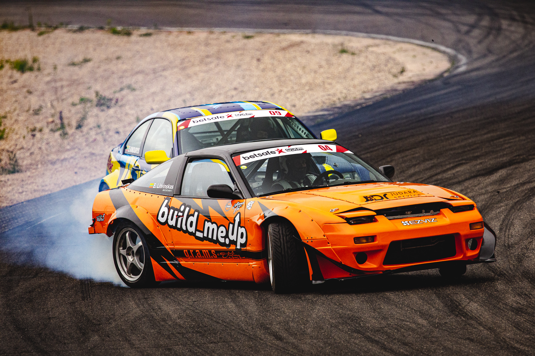 Lietuvos drifto čempionato taurė iškeliavo į Estiją